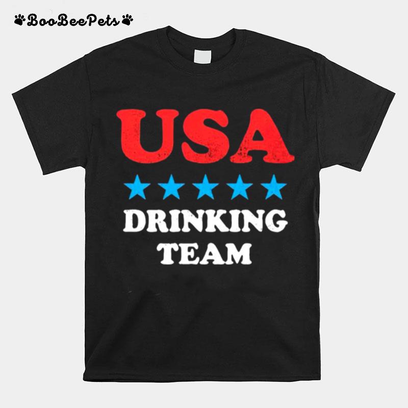 Usa Drinking Team 4Th Of July T-Shirt