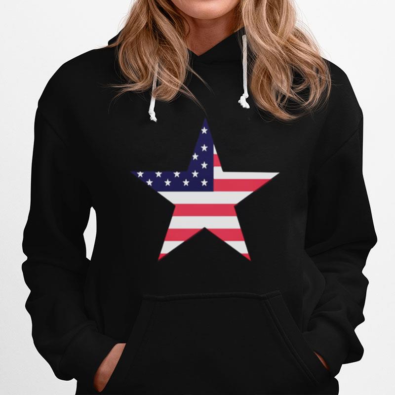 Usa Flag Star Hoodie