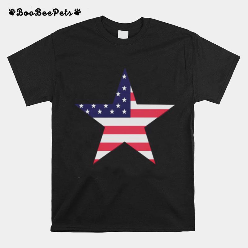 Usa Flag Star T-Shirt