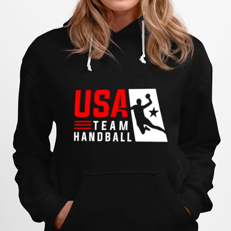 Usa Team Handball Logo Hoodie