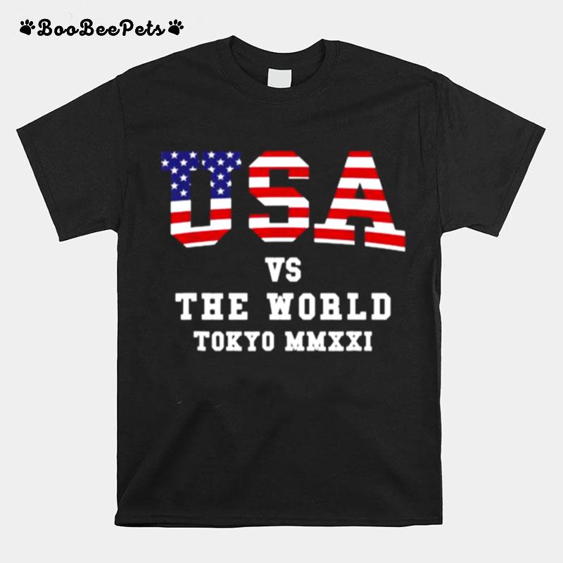 Usa Vs The World 4Th Of July Soccer Basketball T-Shirt