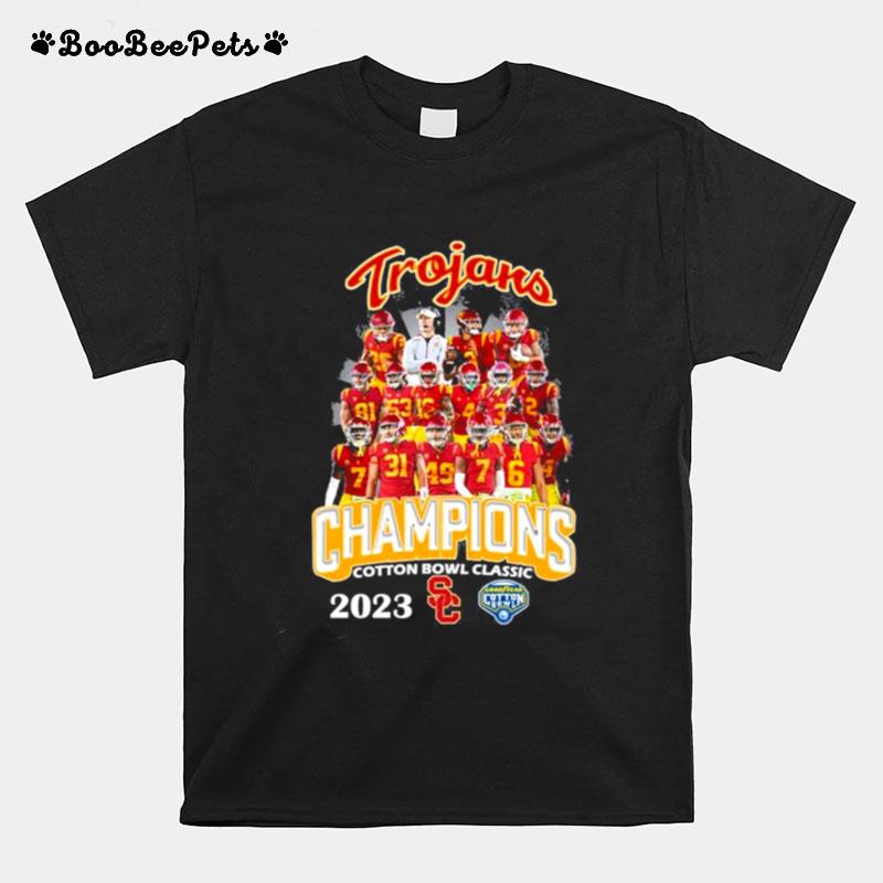 Usc Trojans 2023 Cotton Bowl Classic Champions T-Shirt