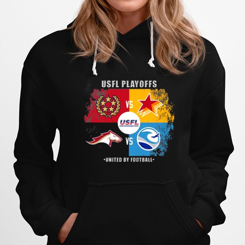 Usfl Playoffs United By Football Hoodie