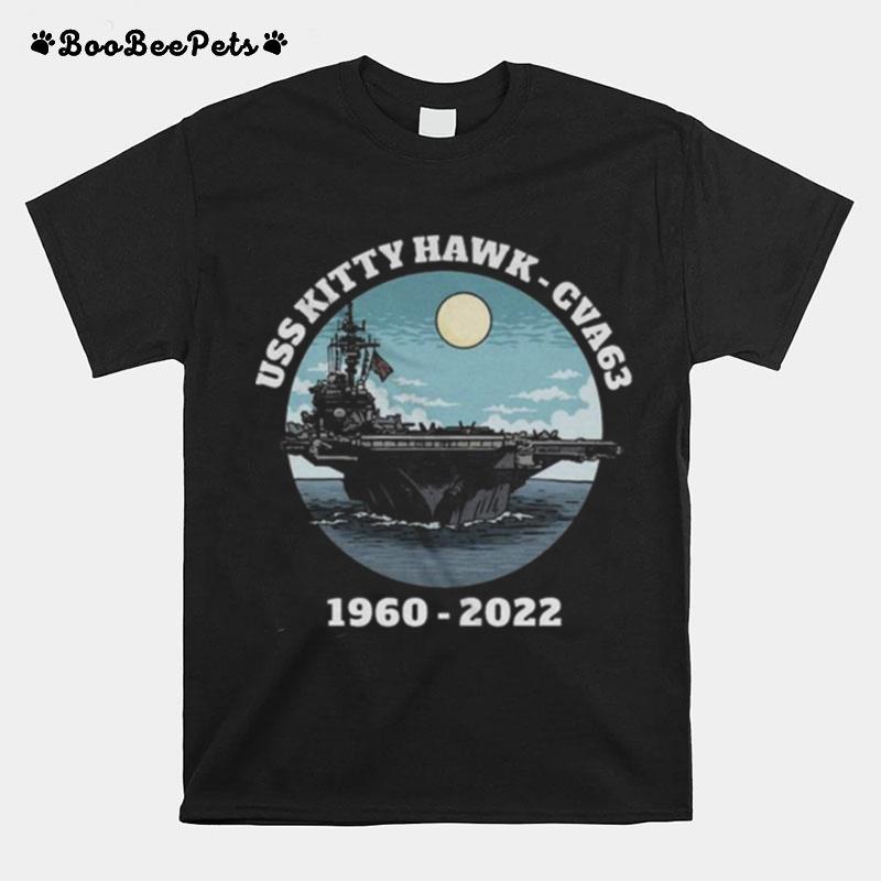 Uss Kitty Hawk 1960 %E2%80%93 2022 Tee T-Shirt