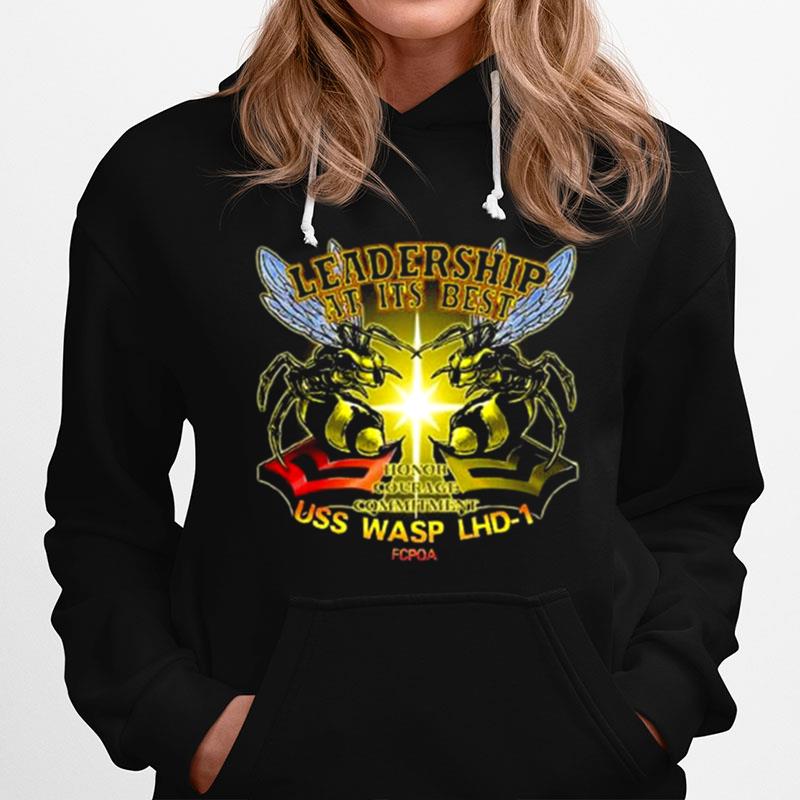 Uss Wasp Lhd 1 Custom Navy Ladies Hoodie