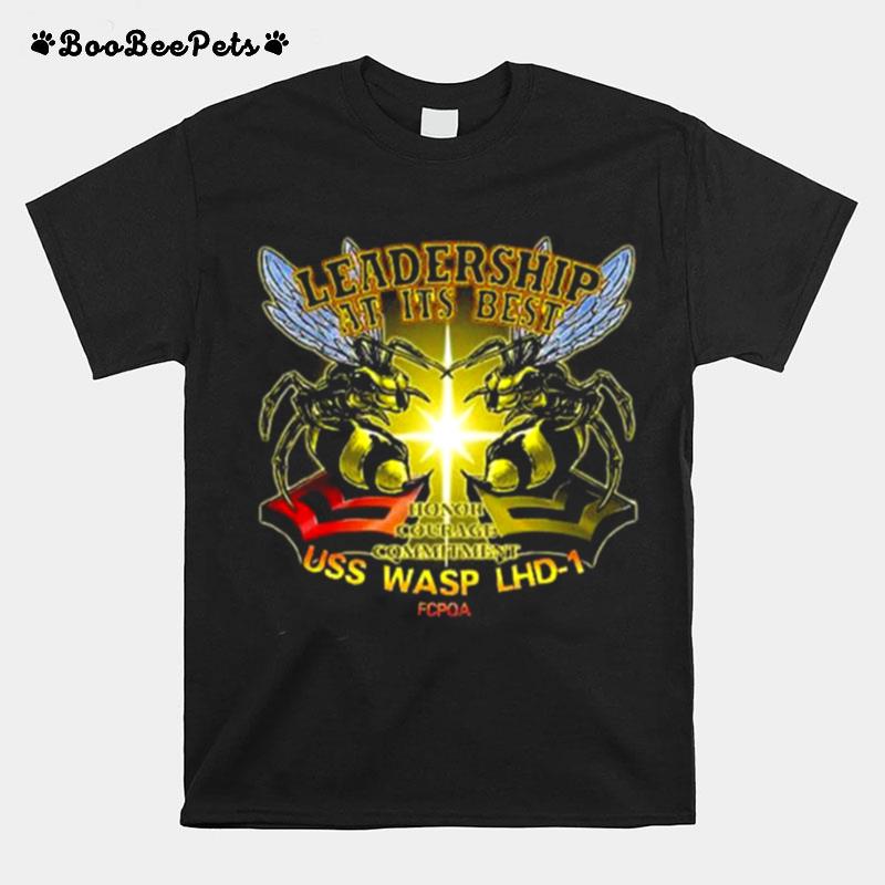 Uss Wasp Lhd 1 Custom Navy Ladies T-Shirt