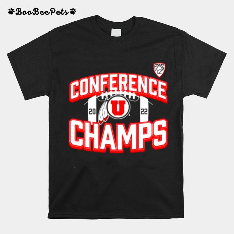 Utah Utes 2022 Pac 12 Football Conference Champions T-Shirt