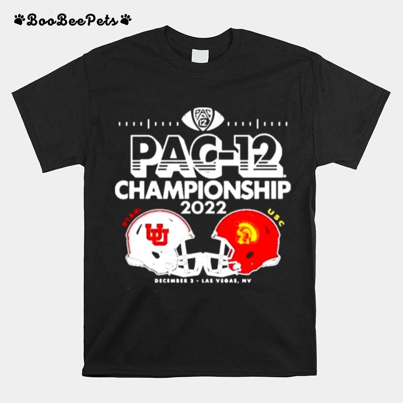 Utah Utes Vs Usc Trojans 2022 Pac 12 Championship Las Vegas Nevada T-Shirt