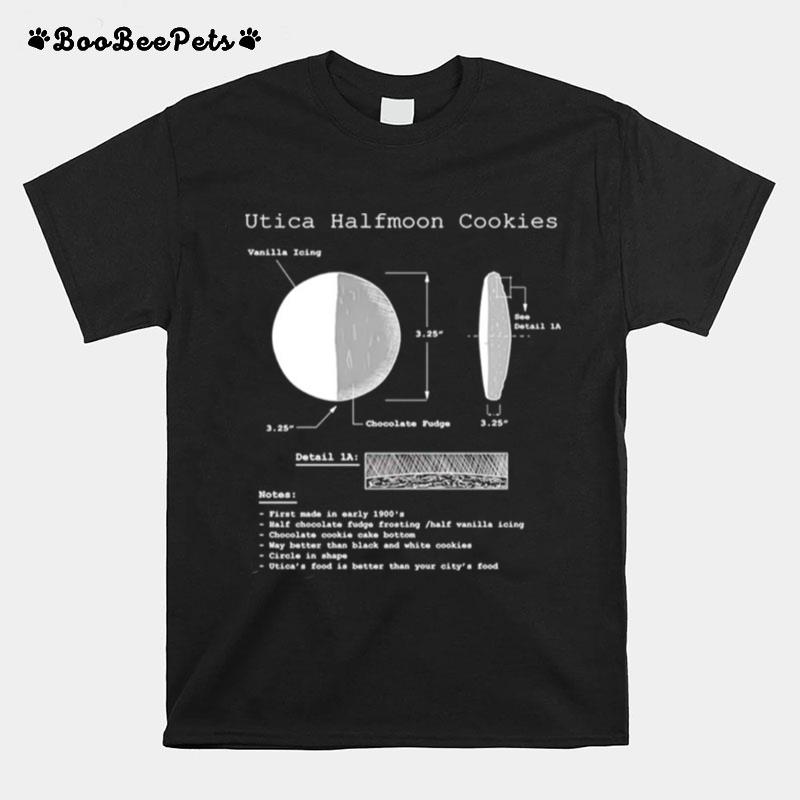 Utica Halfmoon Cookies Blueprint T-Shirt