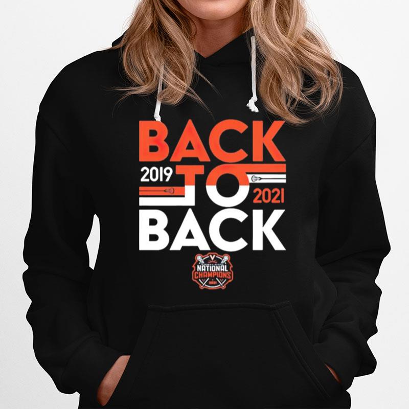 Uva Lacrosse National Champions Back To Back Hoodie
