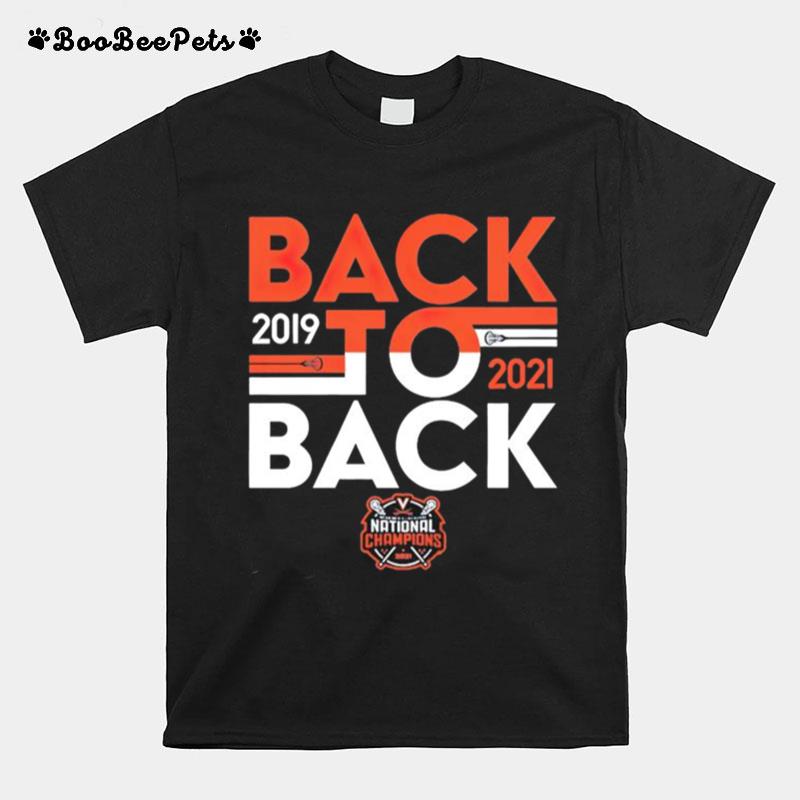 Uva Lacrosse National Champions Back To Back T-Shirt