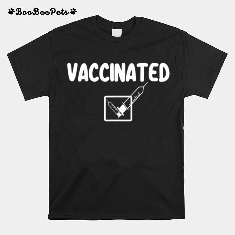 Vaccinated Check Mark Vaccine I Got Vaccinated T-Shirt