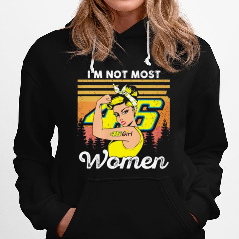 Valentino Rossi Girl Im Not Most Women Vintage Hoodie