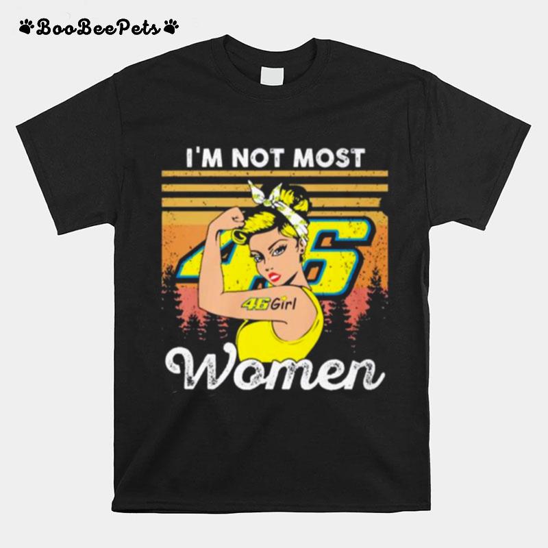 Valentino Rossi Girl Im Not Most Women Vintage T-Shirt