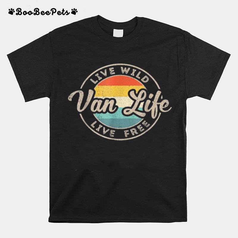 Van Life Clothing Retro Vintage Van Dwellers Vanlife Nomads T-Shirt