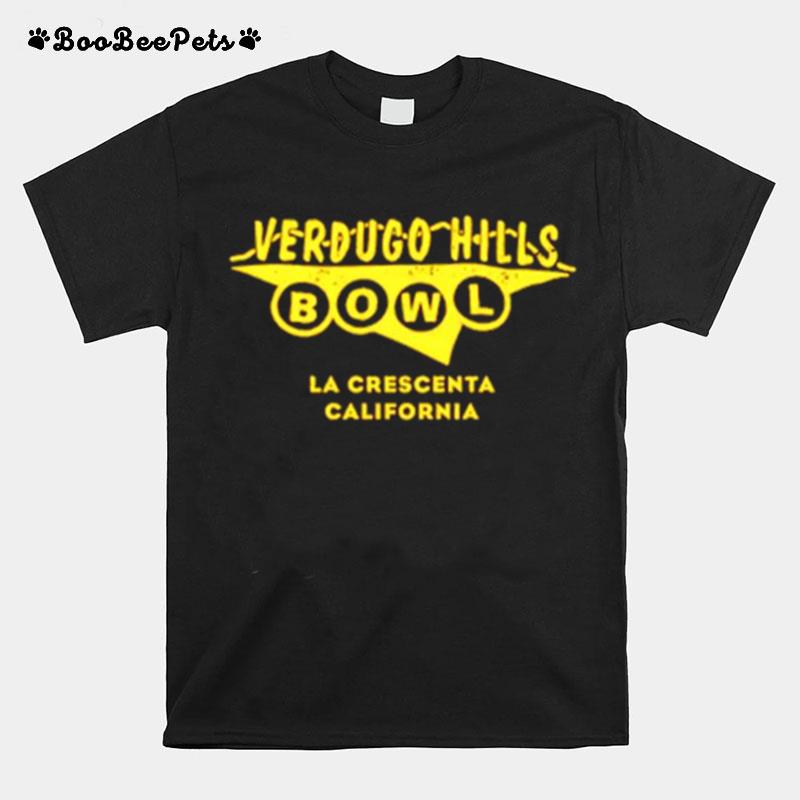 Verdugo Hills La Crescenta Ca Vintage Bowling Alley T-Shirt