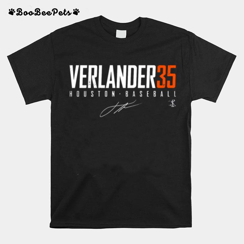 Verlander 35 Justin Verlander Elite T-Shirt