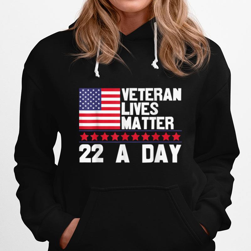 Veteran Lives Matter U.S. Flag Soldier Patriot T B09Zp837D6 Hoodie