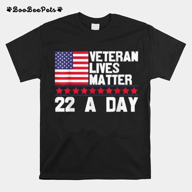 Veteran Lives Matter U.S. Flag Soldier Patriot T B09Zp837D6 T-Shirt