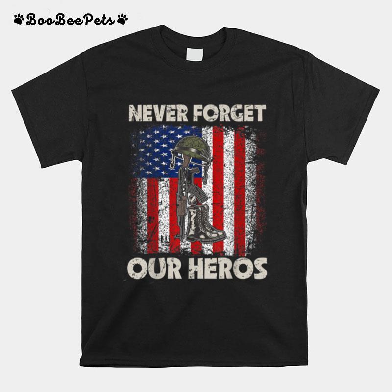 Veteran Soldier U.S. Flag Vintage T B09Znp56Sq T-Shirt