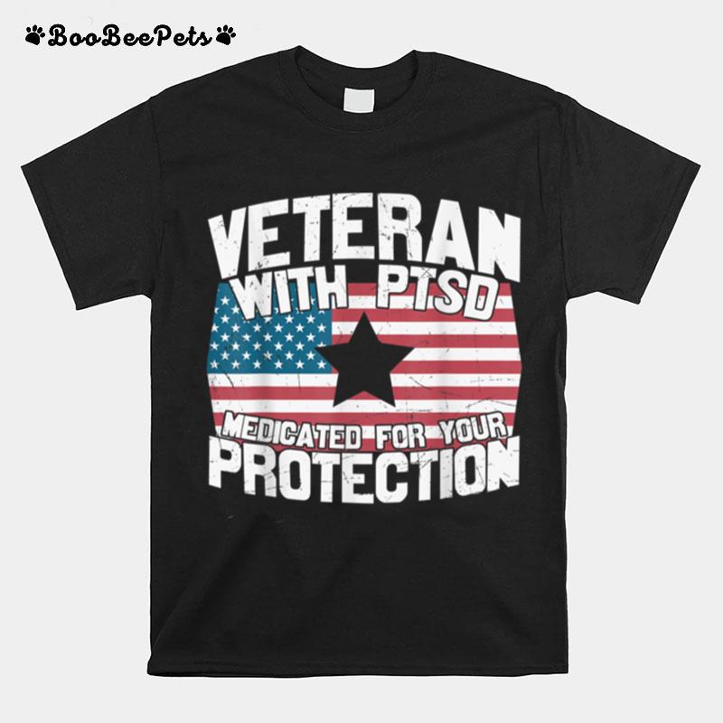Veteran U.S Flag Ptsd Awareness T B09Zpbkrcy T-Shirt
