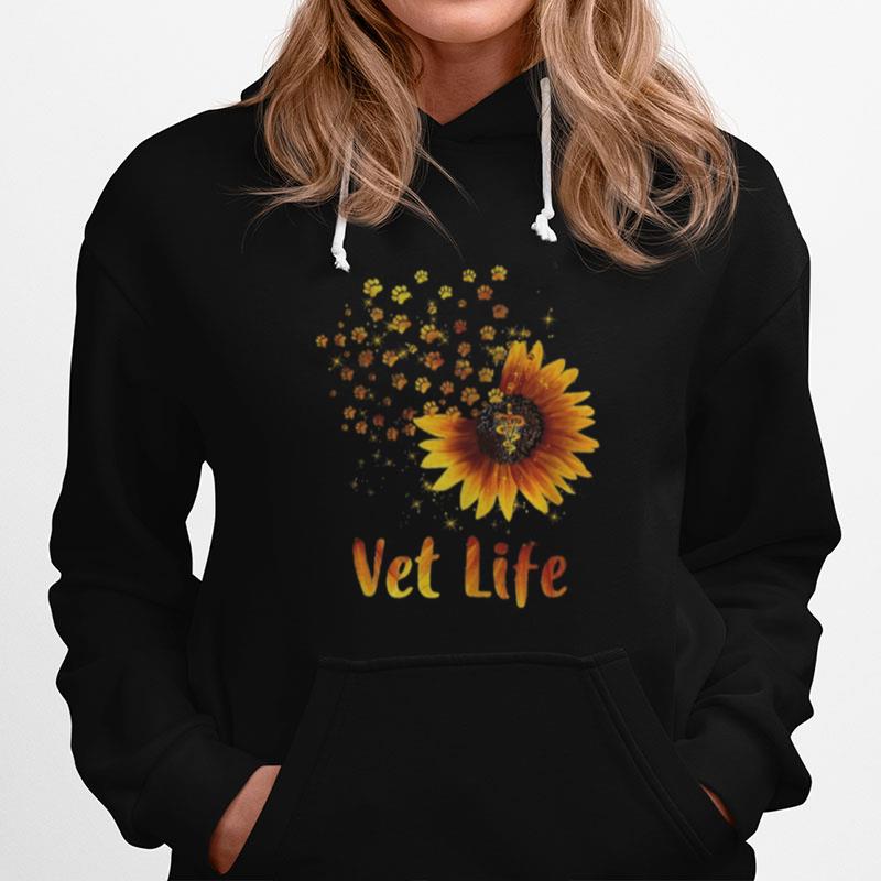 Veterinarian Vet Life Sunflower Hoodie