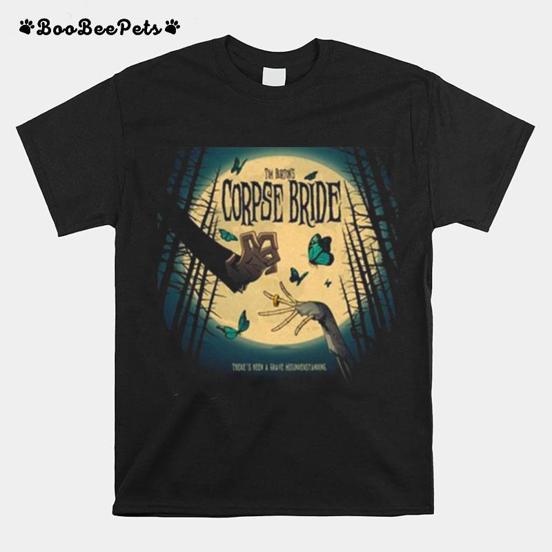 Victor And Emily Hold My Hand Corpse Bride T-Shirt