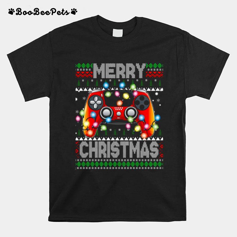 Video Game Controller Gamer Christmas T-Shirt