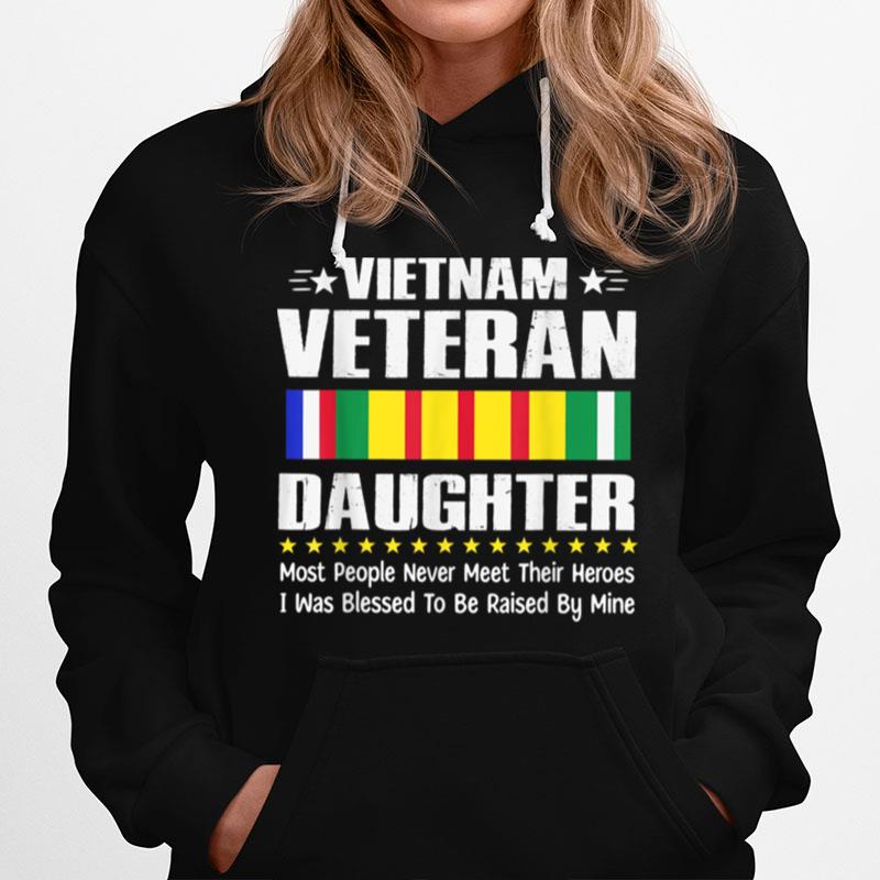 Vietnam Veteran Daughter U.S. Flag Patriotic T B09Znmkl8V Hoodie