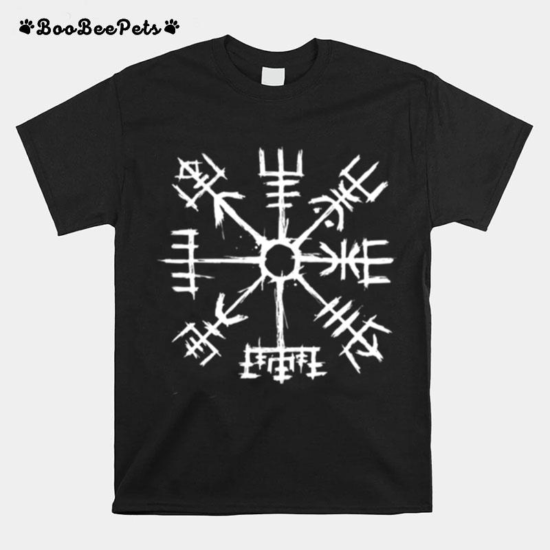 Viking Compass Vegvisir Viking Valhalla T-Shirt