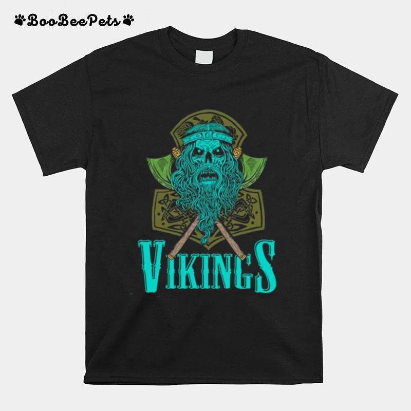 Viking Warrior Design Vikings Valhalla T-Shirt