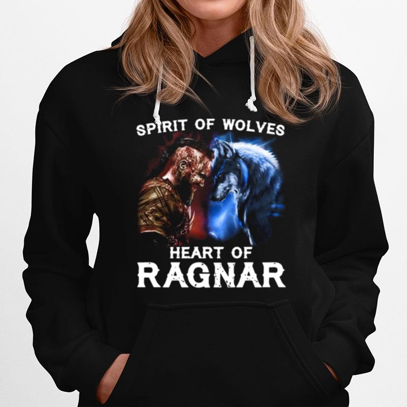 Vikings Bjorn Lothbrok Spirit Of Wolves Heart Of Ragnar Hoodie