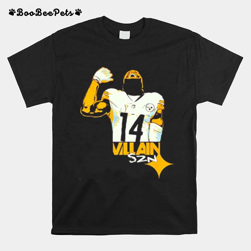Villain Szn George Pickens Pittsburgh Steelers T-Shirt