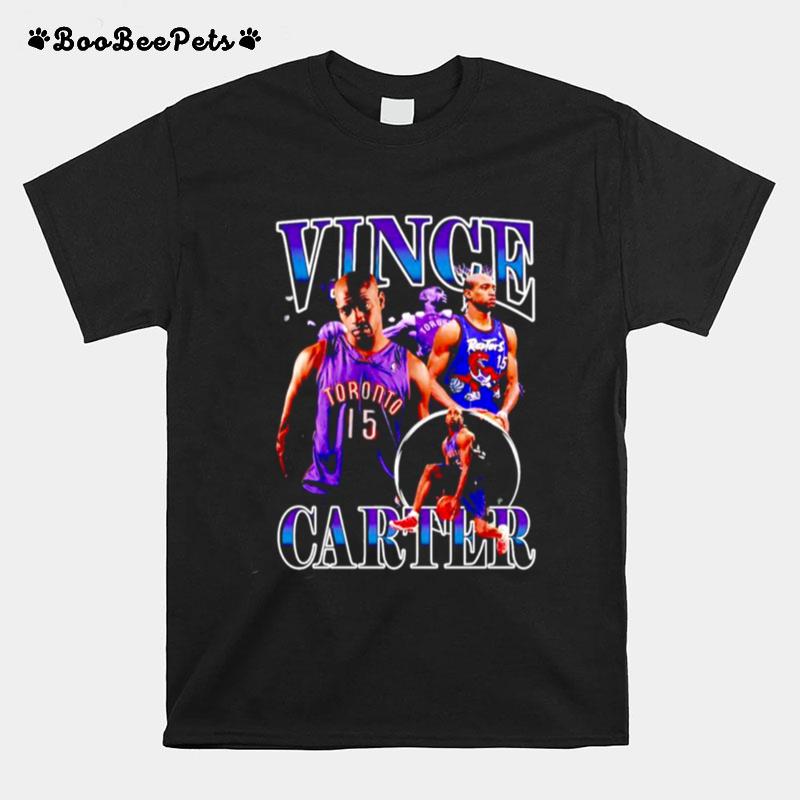 Vince Carter Toronto Raptors Baseketball T-Shirt