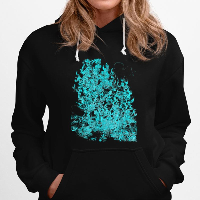 Vincent Van Gogh Cypresses Famous Vintage Art Stylish Design Hoodie