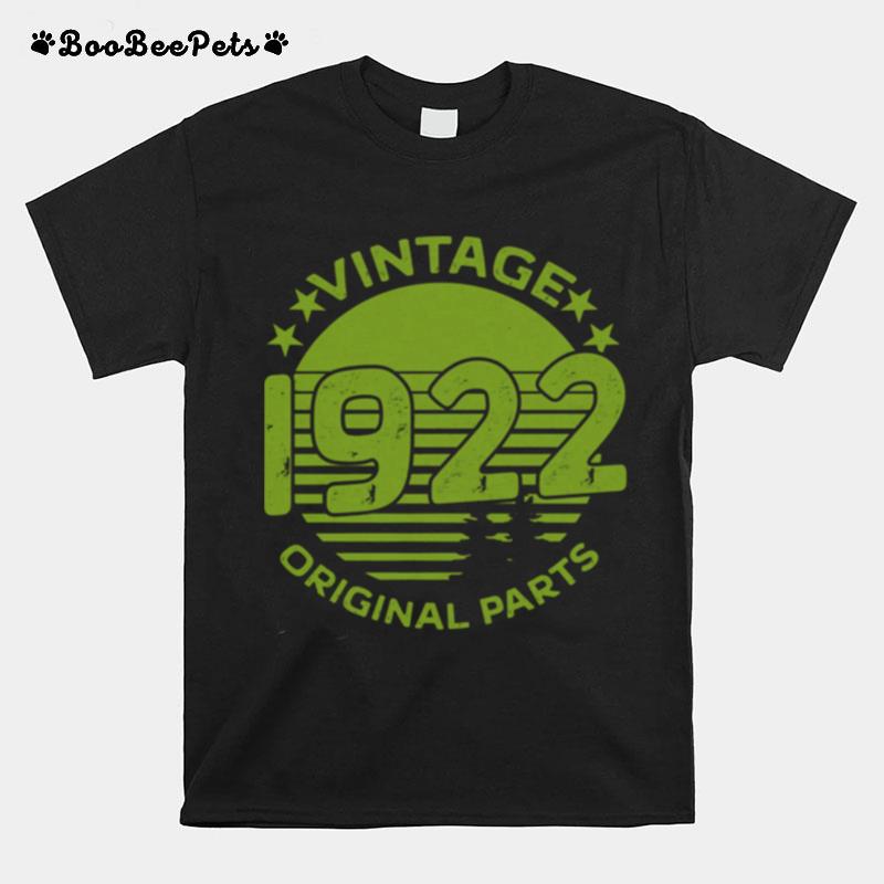 Vintage 1922 Birthday And T-Shirt