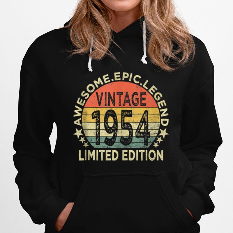 Vintage 1954 67 Year Old 67Th Birthday Hoodie