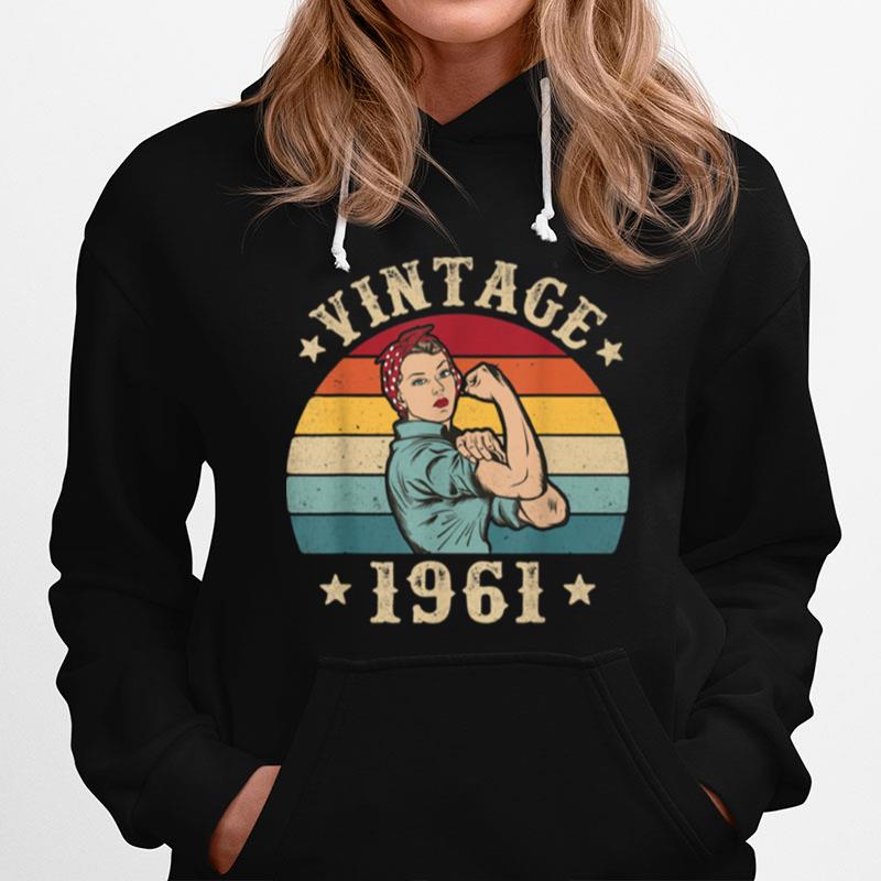 Vintage 1961 Born 1961 Hoodie