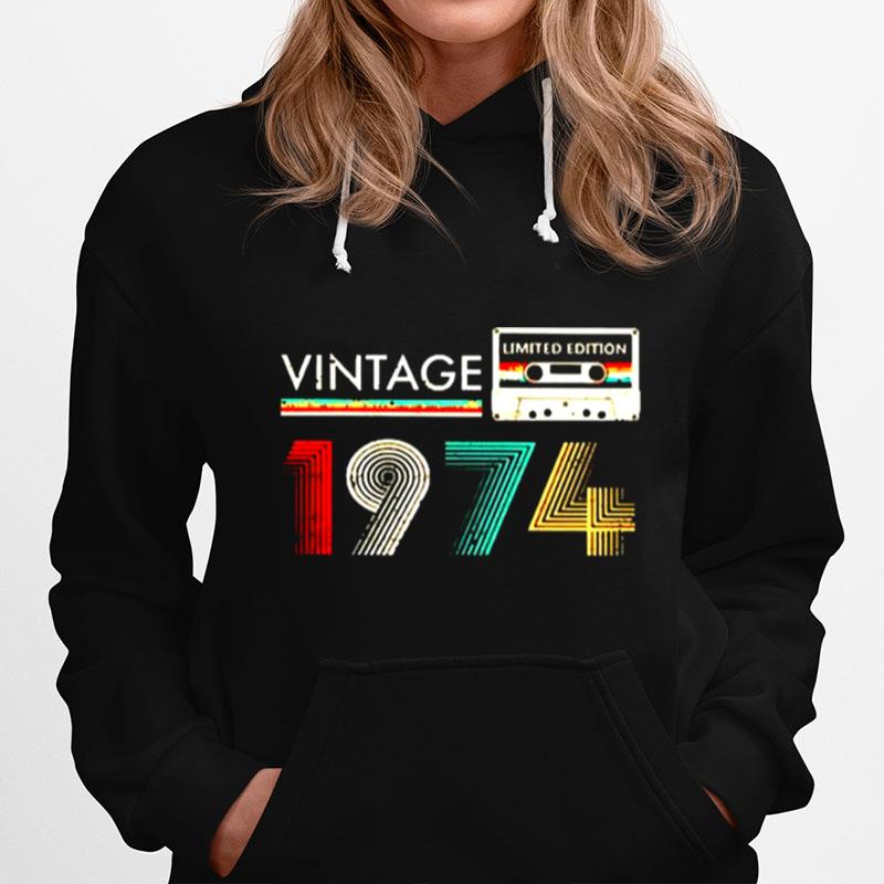 Vintage 1974 Cassette Hoodie