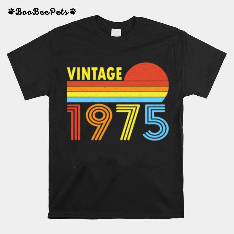 Vintage 1975 Sunset Born Made 1975 T-Shirt