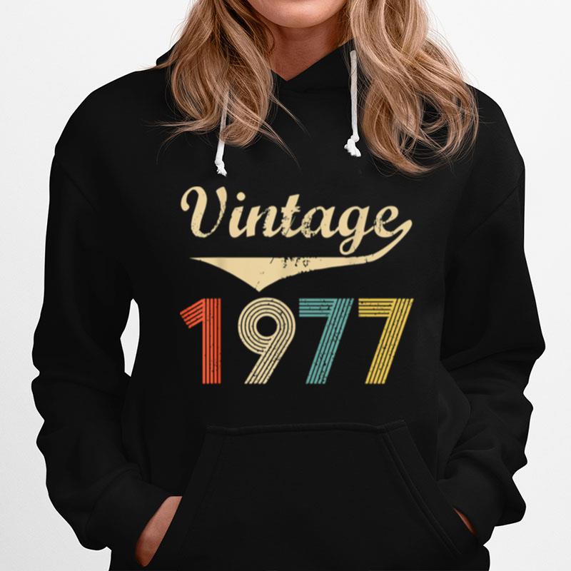 Vintage 1977 Distressed Hoodie