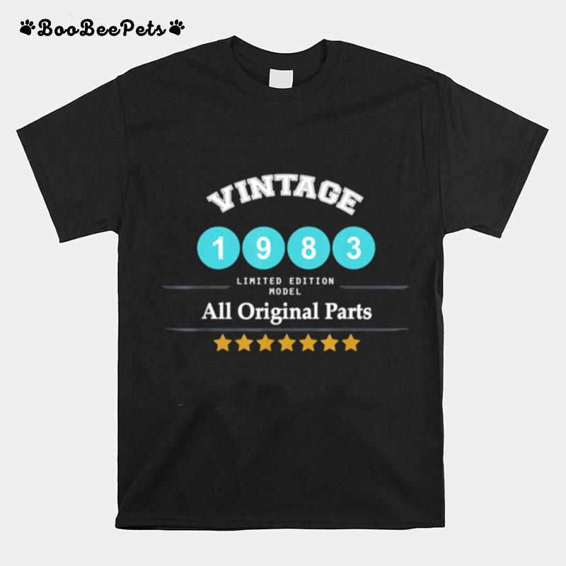 Vintage 1983 38 Years Old And 38Th Birthday T-Shirt