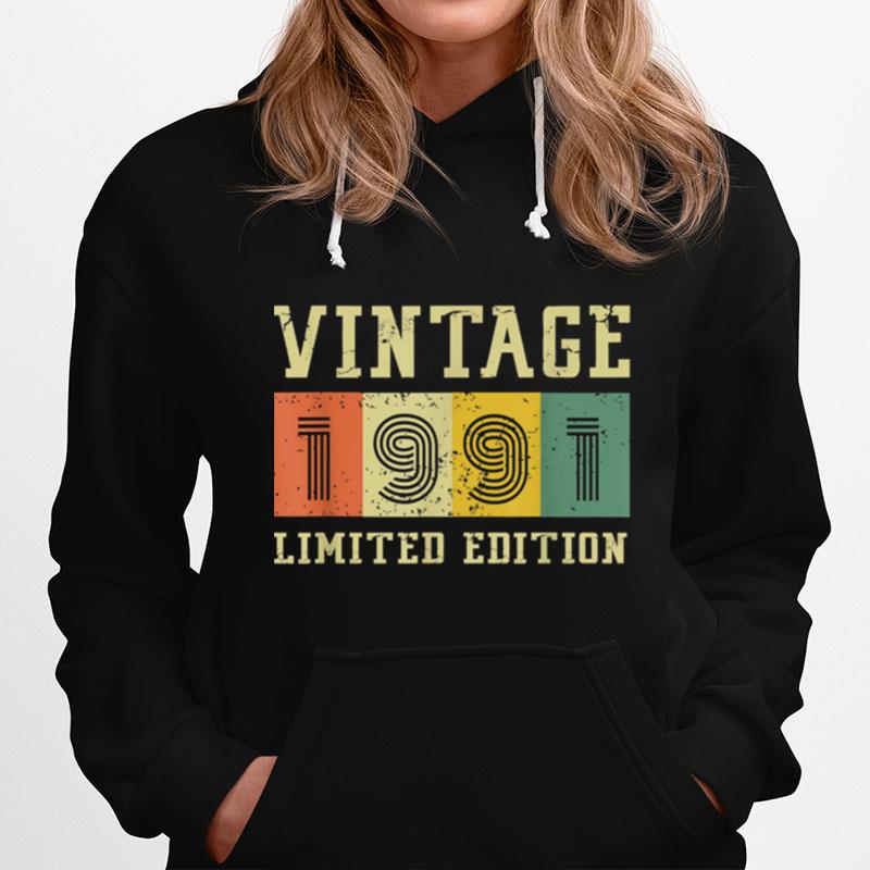 Vintage 1991 Made In 1991 Hoodie