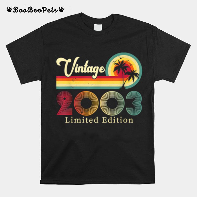 Vintage 2003 Limited Edition 18 Years Old Fun 18Th Birthday T-Shirt