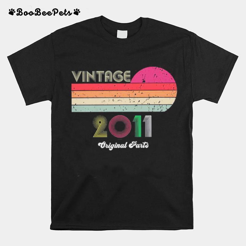 Vintage 2011 10Th Birthday T-Shirt