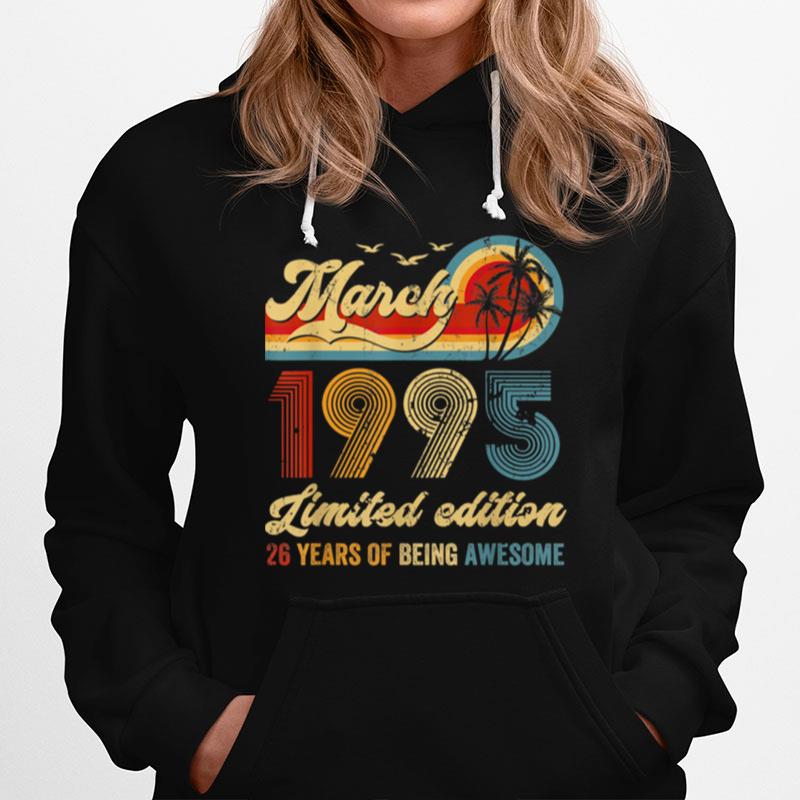 Vintage 26 Year Old 1995 Limited Edition 26Th Birthday Hoodie