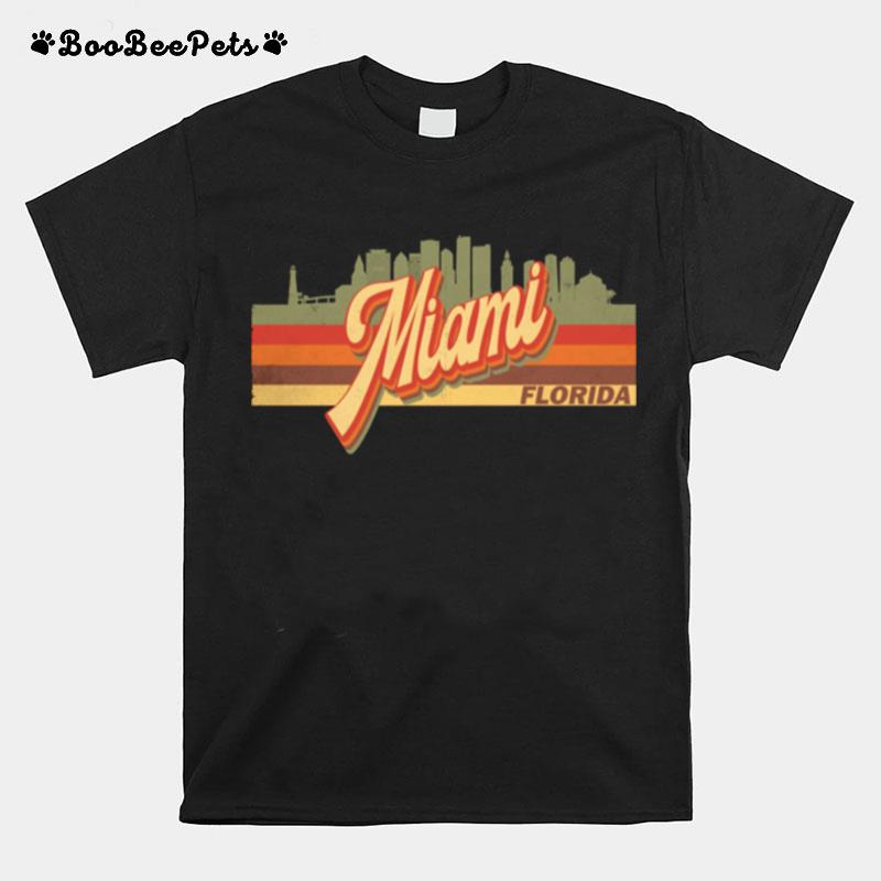 Vintage 80S 70S Miami Retro Florida T-Shirt