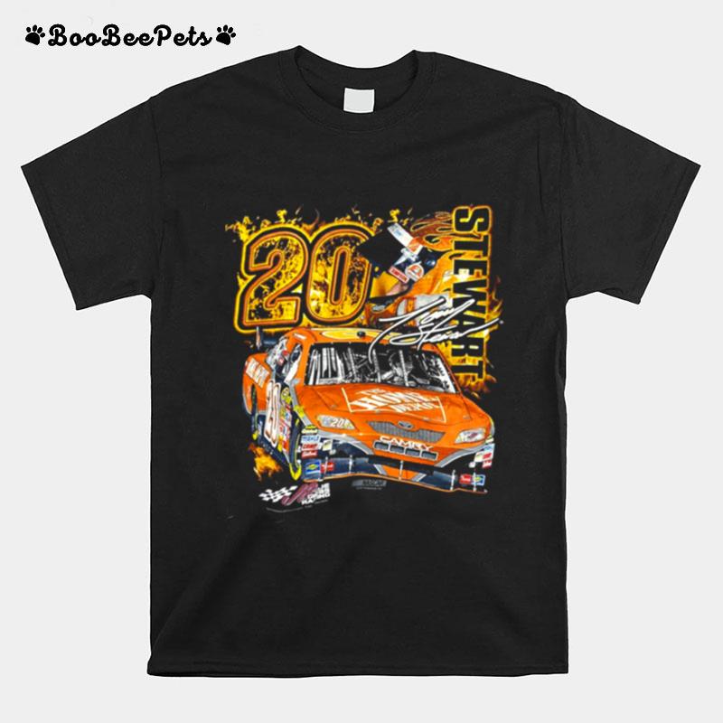 Vintage 90S Steward 20 Racing On Fire T-Shirt