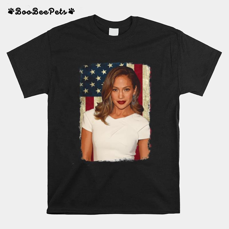 Vintage American Flag Diva Jenifer Legend T-Shirt