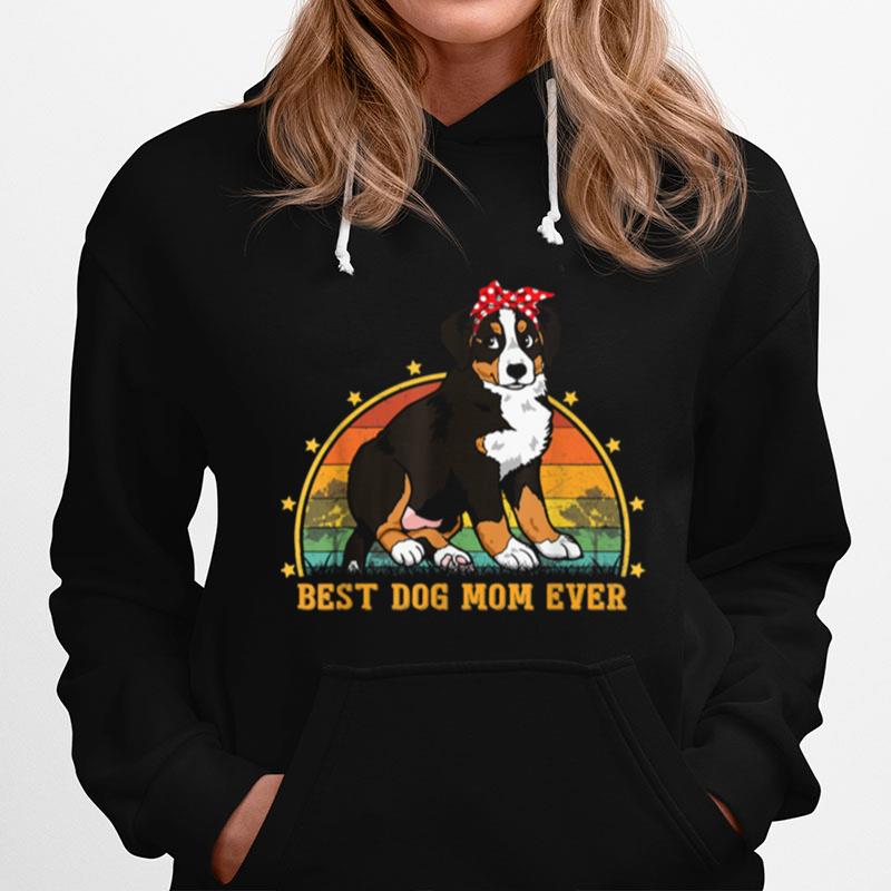 Vintage Best Bernese Mountain Mom Ever Outfit Dog Hoodie
